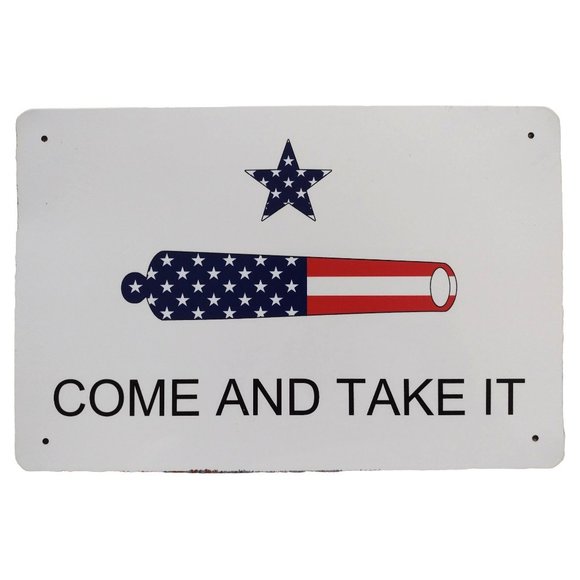 Come And Take It 12" x 8" Metal Sign - Picture 1 of 4